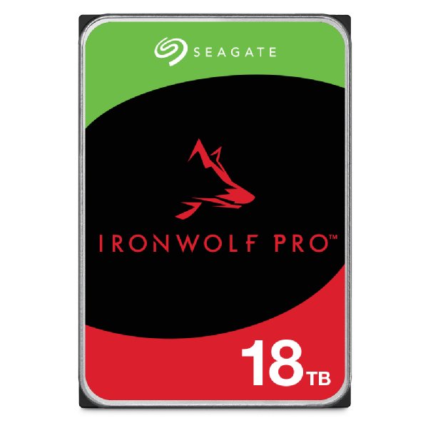 Disco Seagate Ironwolf Pro Enterprise Nas Hdd 18tb 7200rpm 6gb S Sata 256mb Cache 8.9cm 3.5" 24x7 For Nas Raid Rackmount Systems Blk