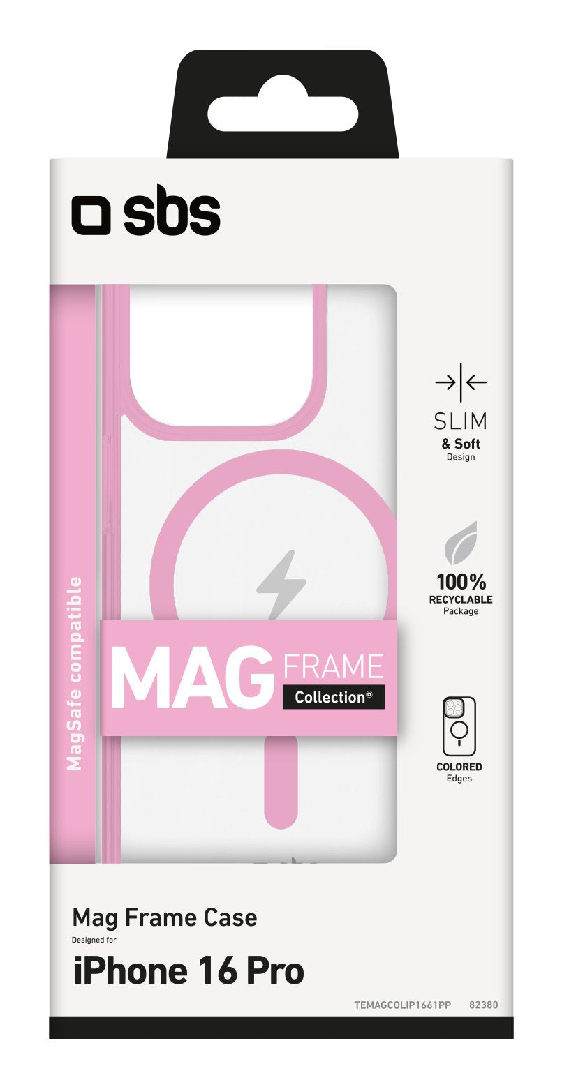Sbs Magframe Case Iphone 16 Pro Pink