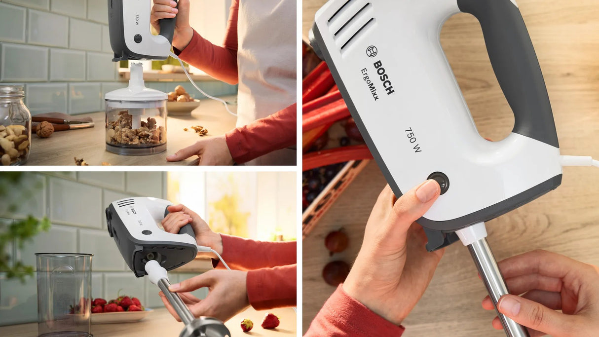 EAN 4242005419500 - Bosch MFQ37490 batidora Batidora de mano 750 W Gris, Blanco imagen 9