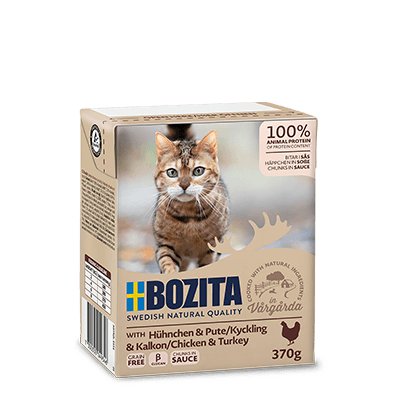 Bozita Trozos De Carne Con Aves En Salsa 370g