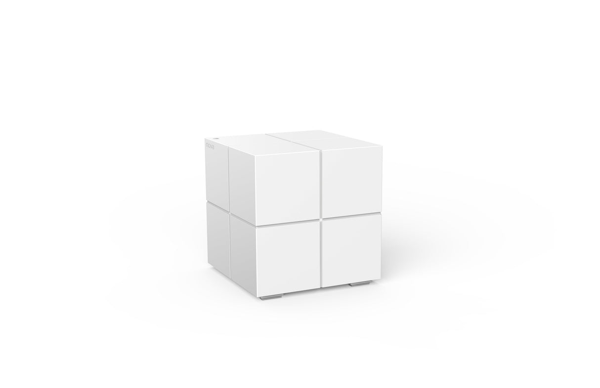 Sistema Mesh Wifi Tenda Mw6-Nova 3 Unidades Wifi A/Ac/B/G/N/ 600m2 2 Puertos Gigabit Gestión Por App