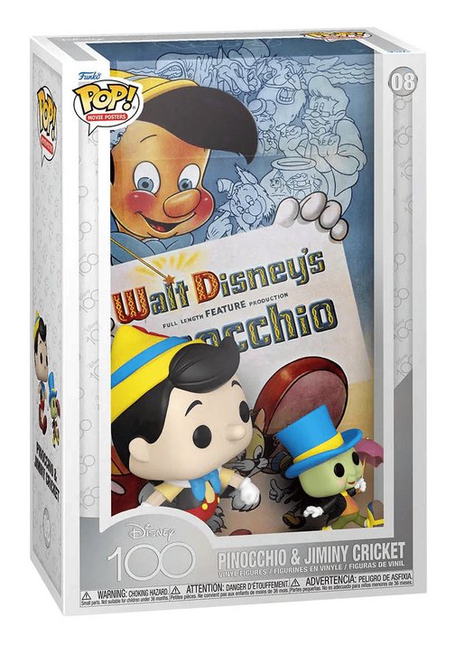 Figura Pop Movie Poster Disney 100th Pinocho