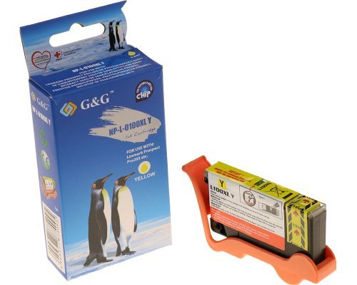Tinta G&G Compatible Con Lexmark C100xl 14n1095e Xl-Amarillo
