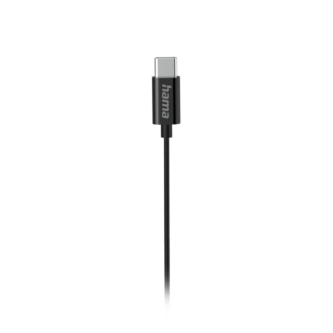 Auriculares Intraurales Curly Usb-C Negro