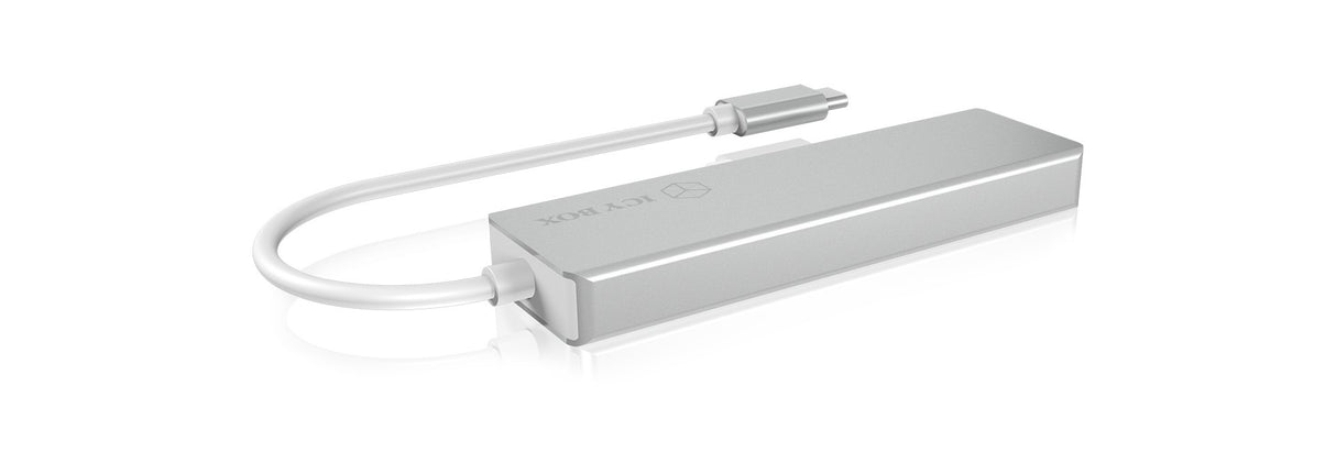 EAN 4250078166900 - ICY BOX IB-HUB1413-CR USB 3.2 Gen 1 (3.1 Gen 1) Type-C Plata imagen 5