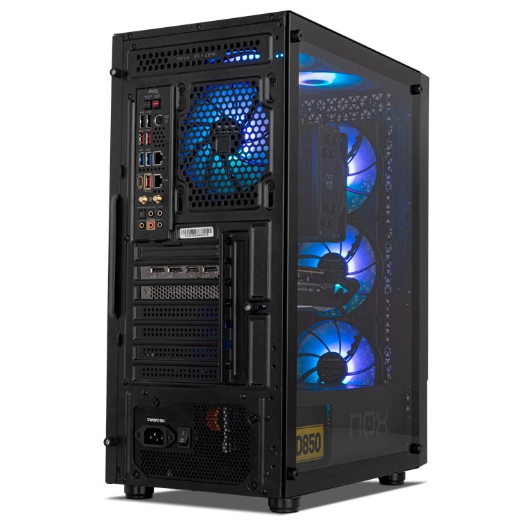 Caja Nox Infinity Beta Semitorre Atx Airflow Argb Rainbow