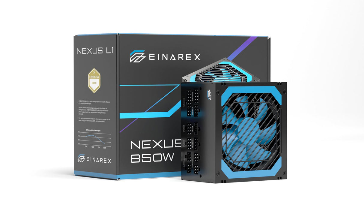 EAN 6977277368741 - Einarex EXPS-NL1-850-BK unidad de fuente de alimentación 24-pin ATX ATX Negro imagen 5