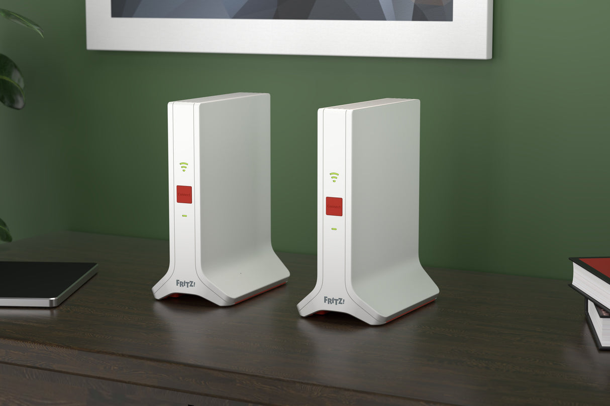 EAN 4023125031106 - Mesh Set FRITZ! 4200 2-pack Edition International Doble banda (2,4 GHz / 5 GHz) Wi-Fi 6 (802.11ax) Rojo, imagen 11