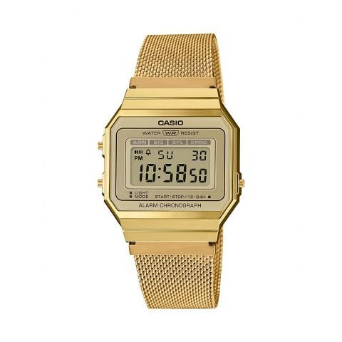 Reloj Digital Casio Vintage Iconic A700wemg-9aef 37mm Dorado