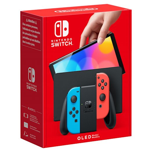 EAN 0045496453442 - Nintendo Switch OLED videoconsola portátil 17,8 cm (7") 64 GB Pantalla táctil Wifi Azul, Rojo imagen 1