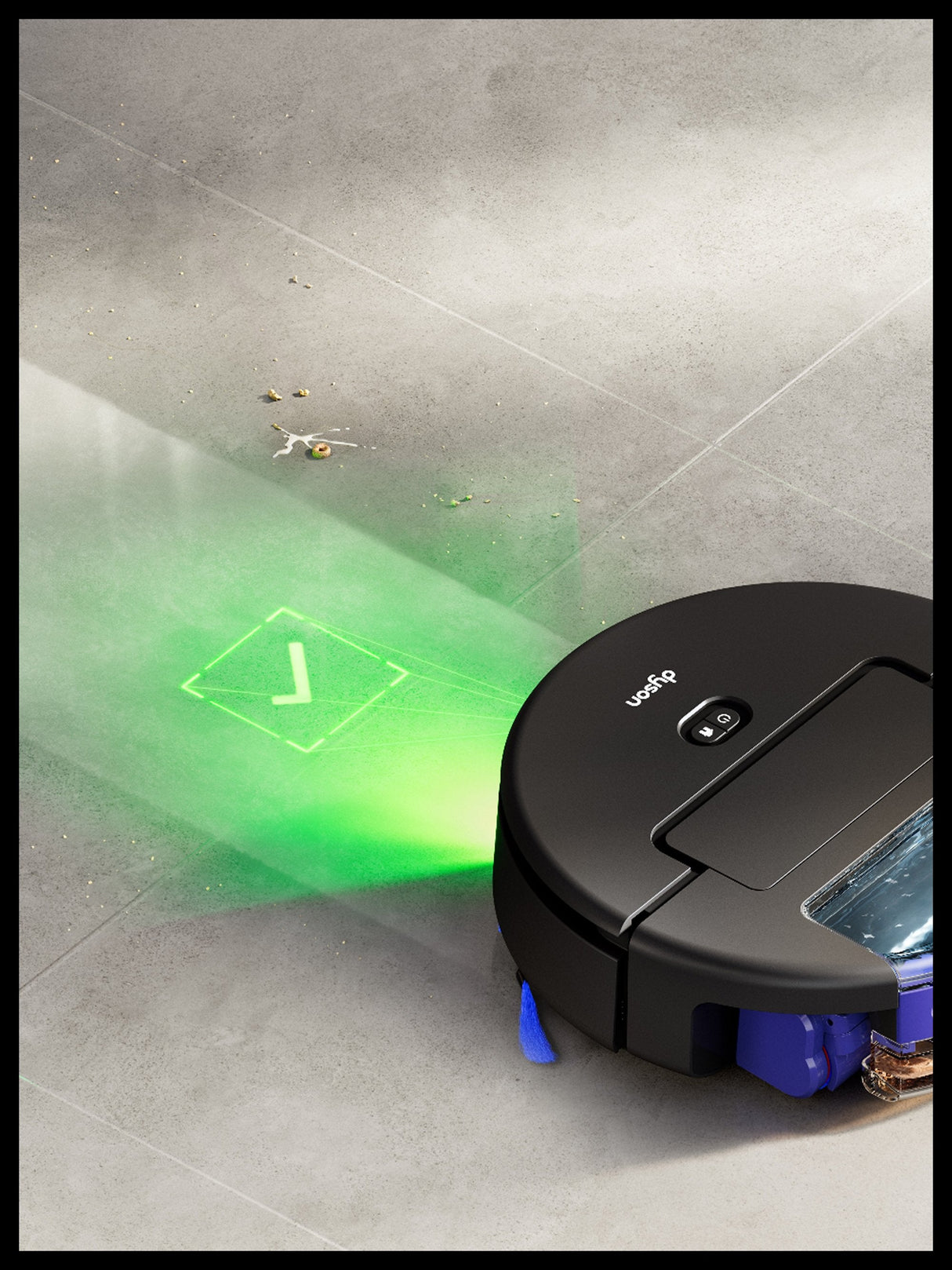 Dyson Spot+Scrub Ai, Beutellos, Schwarz, Rund, 0,25 L, Ladend, Purification, 0.3 L