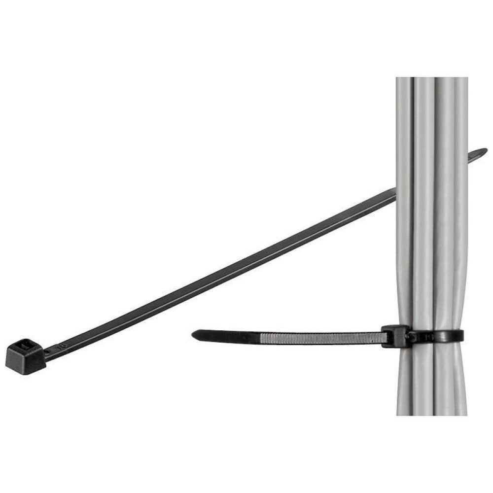 Techly 306394 Bridas Nylon 142 X 3.5mm 100pcs Black