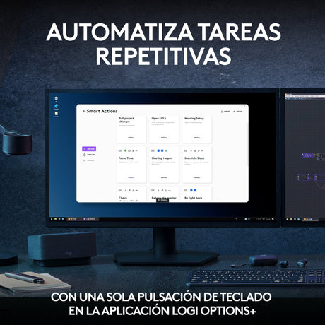 EAN 5099206112452 - Logitech 920-011610 teclado Ratón incluido Oficina RF Wireless + Bluetooth QWERTY Español Grafito imagen 10