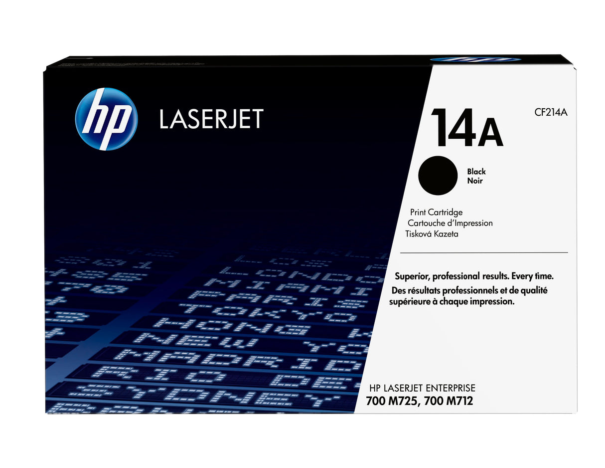 EAN 0886111043361 - HP 14A Black Original LaserJet Toner Cartridge cartucho de tóner 1 pieza(s) imagen 1