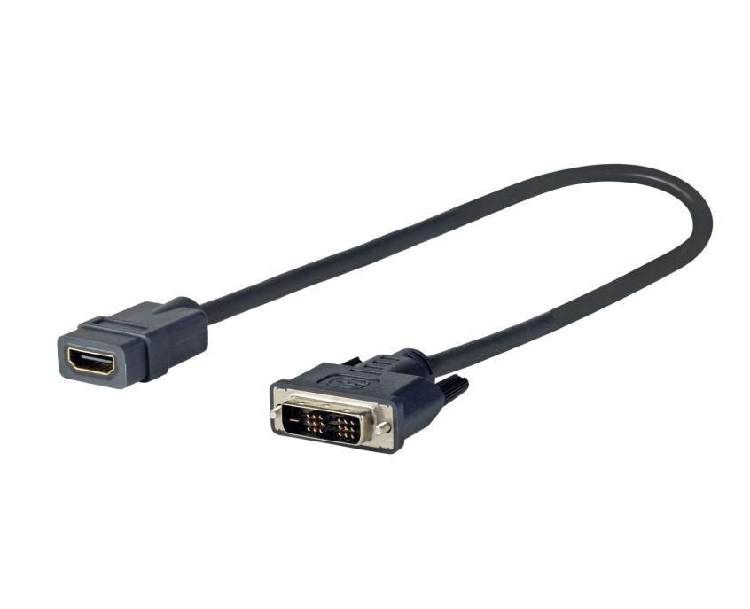 Vivolink Prodviadaphdmi Adaptador De Cable De Vídeo 0,2 M Dvi-D Hdmi Negro