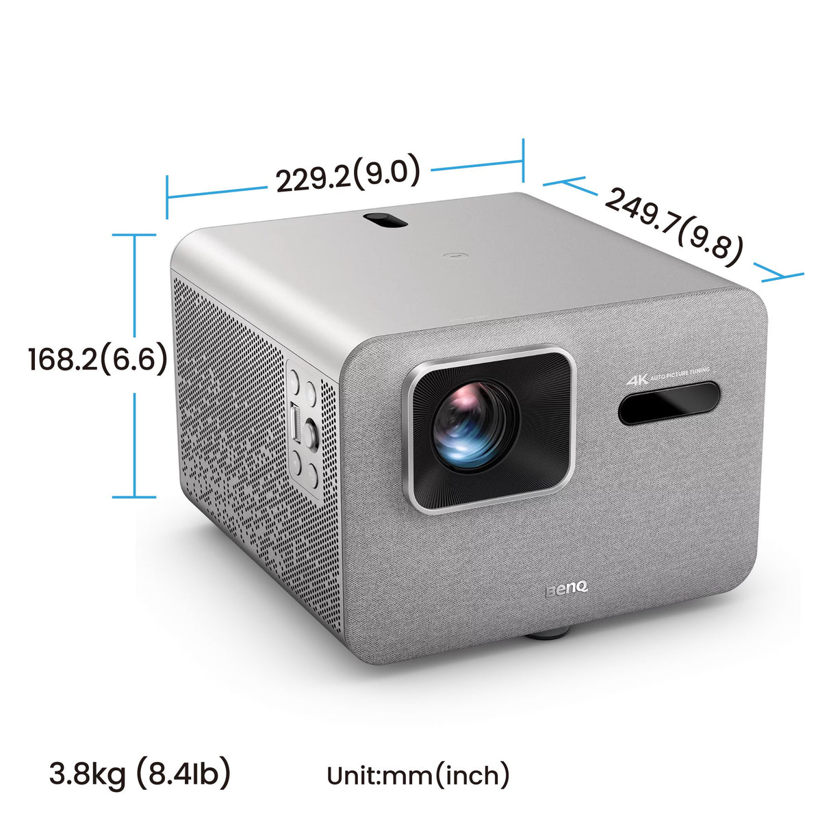 EAN 4718755096341 - BenQ TK705STi Proyector de corto alcance 3000 lúmenes ANSI DLP UHD 4K (3840x2160) Gris imagen 3
