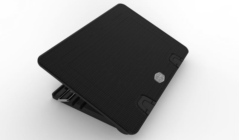 Coolermaster Base Refrigeradora Port. Ergostand Iv Negro/1 Ventilador/4xusb 2.0/1 Micro Usb/17 R9-Nbs-E42k-Gp