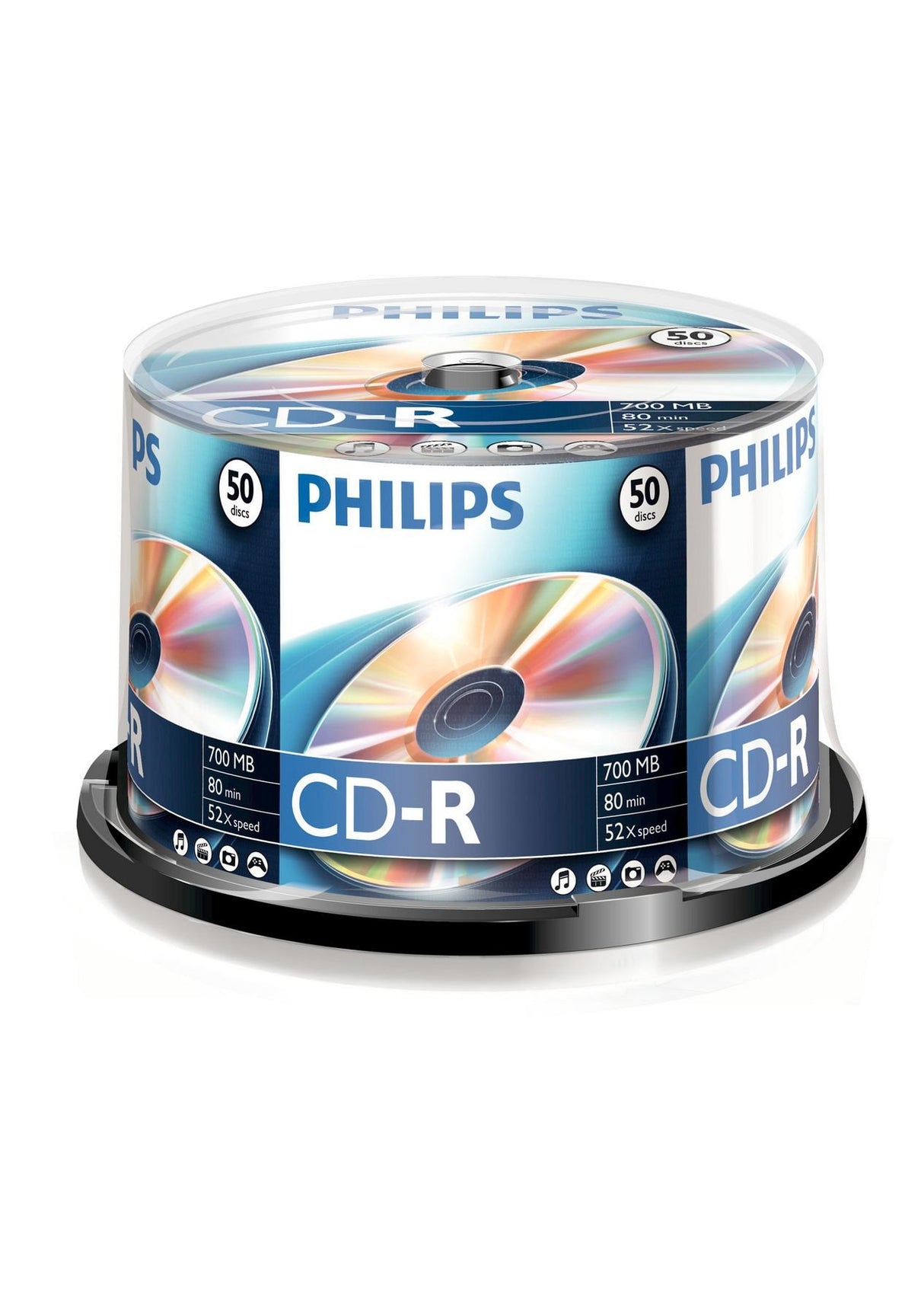 EAN 8710895782272 - Philips CR7D5NB50/00 CD en blanco 700 MB 52x 50 pieza(s) imagen 1