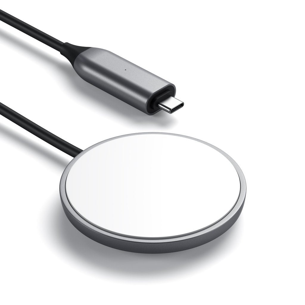 EAN 0879961009441 - Satechi ST-UCQIMCM cargador de dispositivo móvil Teléfono móvil Gris, Blanco USB Cargador inalámbrico Int imagen 3