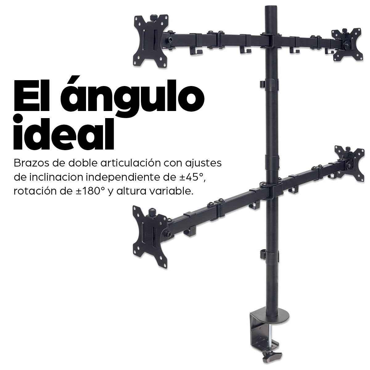 EAN 0766623461566 - Manhattan 461566 soporte para monitor 81,3 cm (32") Escritorio imagen 8