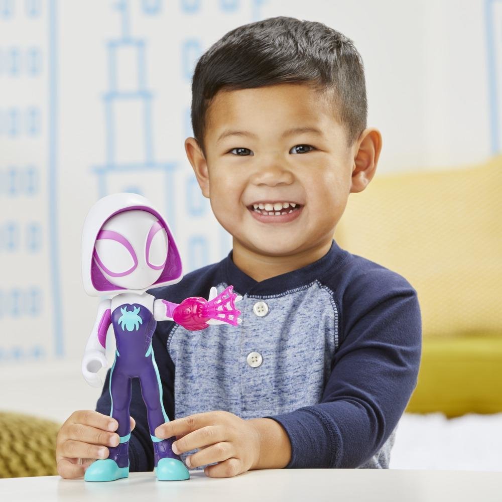 Figura Gigante Hasbro Marvel Spidey And His Amazing Friends Ghost Spider