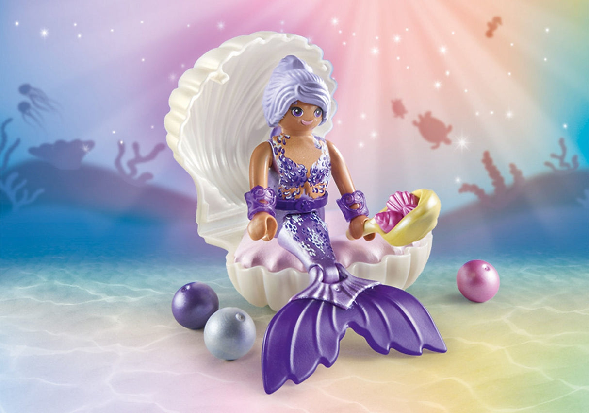 Playmobil 71502 Princesa Sirena Mágica Con Concha De Perla