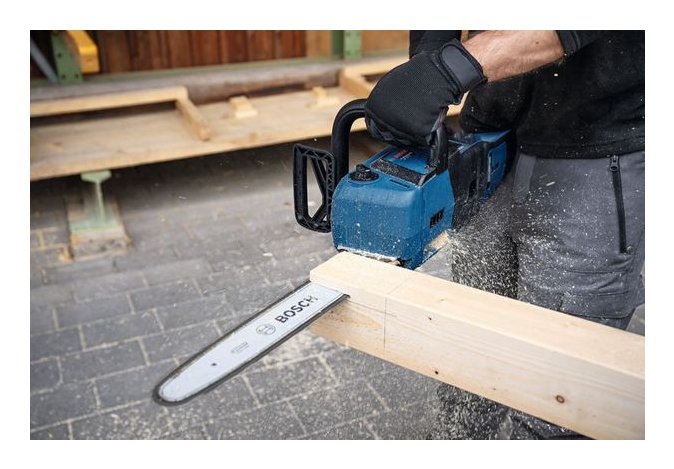 Motosierra A Batería Bosch Professional Biturbo Gke 18v-40 Professional Solo, 18 Voltios Azul, Sin Batería Ni Cargador 06008d3000