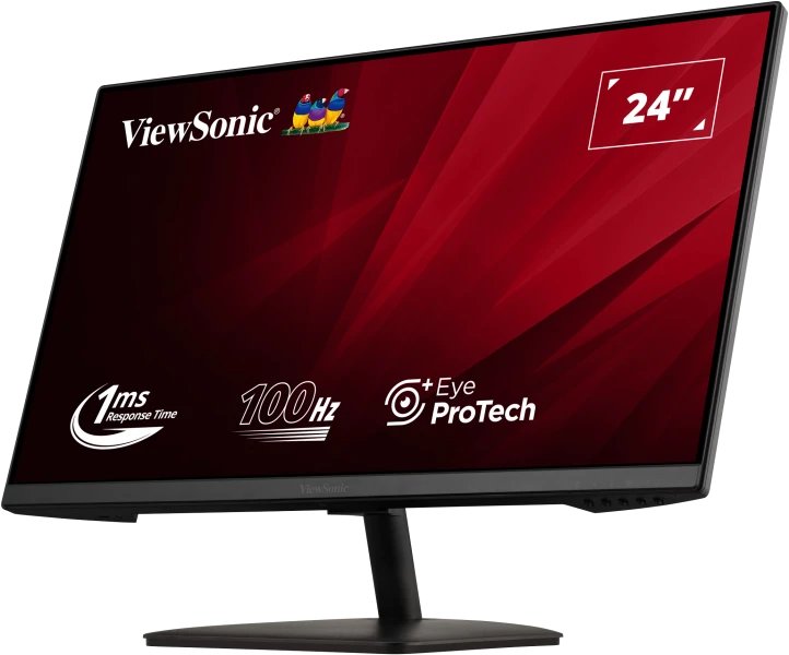 Monitor Led Ips 23.8 Viewsonic Va2408-Mhdb Negro Fhd 1xhdmi 1xvga 1xdp 1xusb-B 1xusb-A 2x2w Vesa