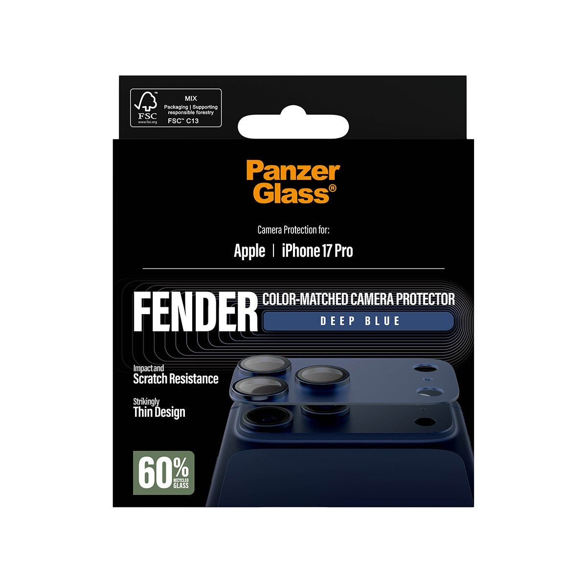EAN 5715685036736 - PanzerGlass ® Fender Camera Protector Deep Blue iPhone 17 Pro Protector de pantalla Apple 1 pieza(s) imagen 3