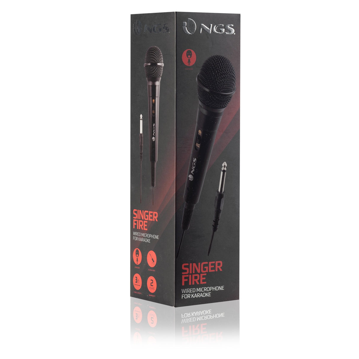 EAN 8435430611038 - NGS Singer Fire Negro Micrófono para karaoke imagen 6