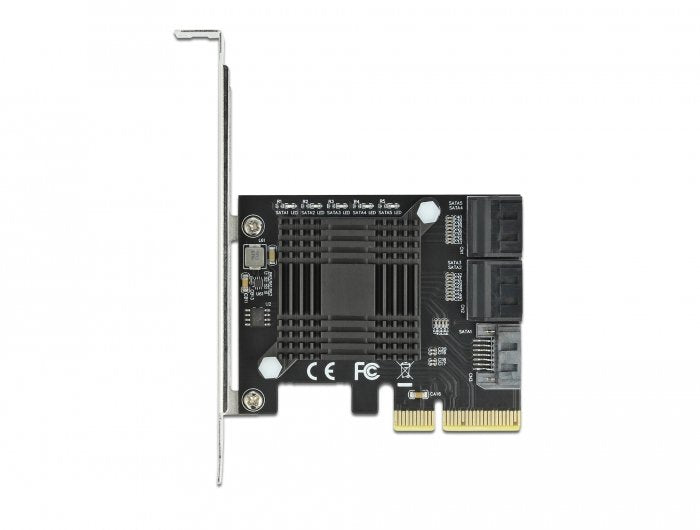 Delock Tarjeta Pci Express X4 -> 5 Puertos Sata Low Profile