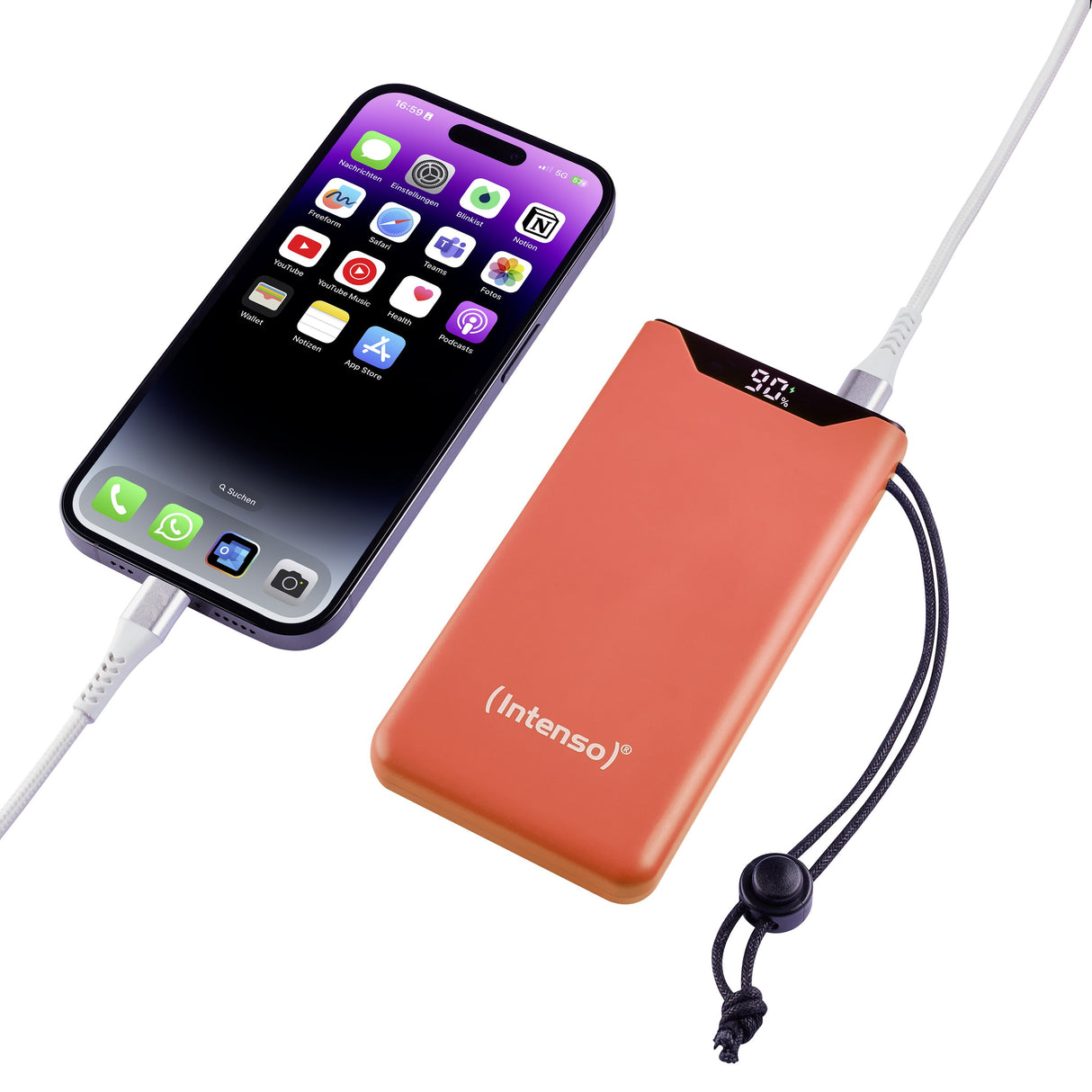 EAN 4034303034314 - Intenso 7332038 batería externa Polímero de litio 10000 mAh Naranja imagen 5