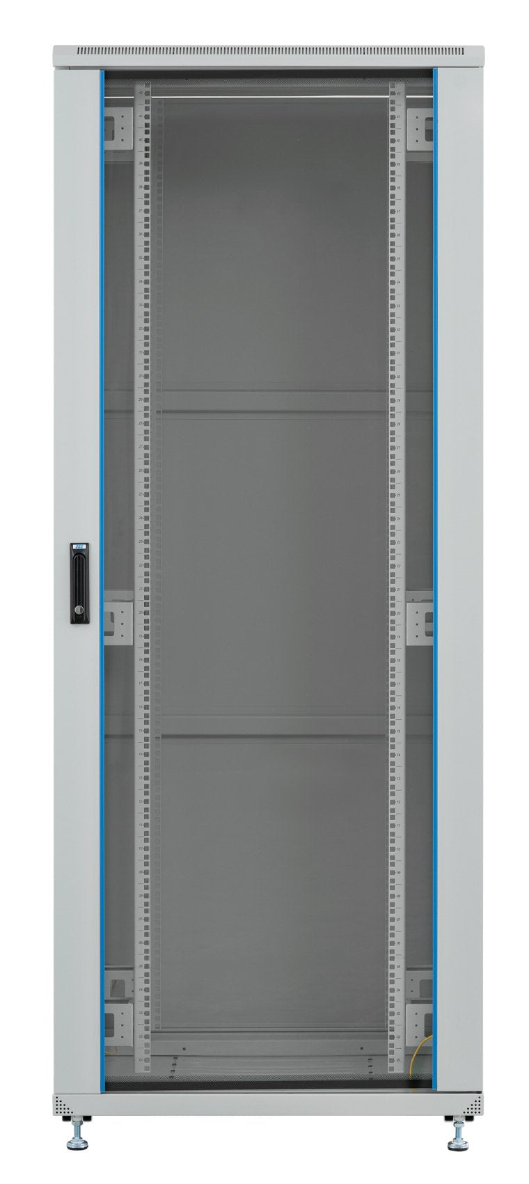 19" Netzwerkschrank Pel 24he 600x600mm Ral7035 (Speditionsversand)