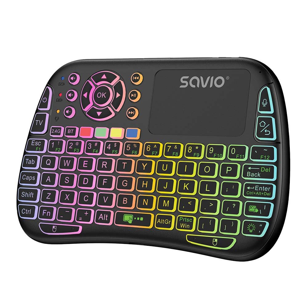 EAN 5901986048695 - Savio SAVMKW-04 teclado para móvil QWERTY Inglés de EE. UU. USB Tipo C Negro imagen 2