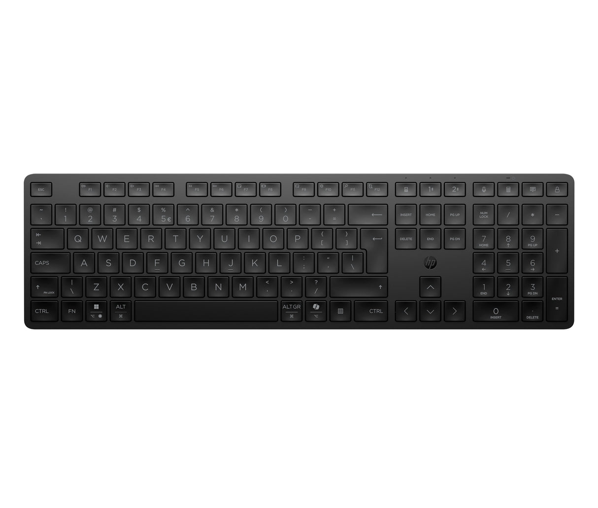 Hp 495k - Teclado - Dual-Modus, 3-Zonen-Distribución, Multi-Dispositivo, Flacher Tastenanschlag