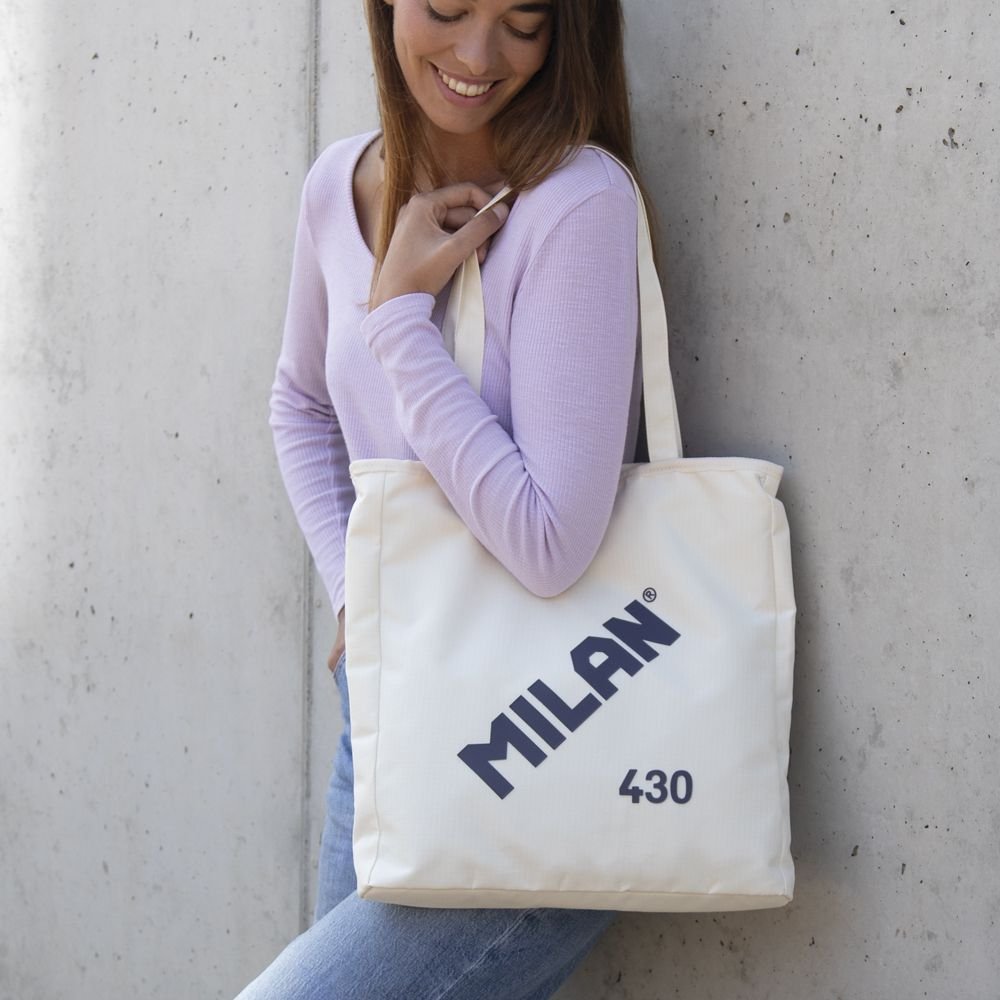 EAN 8411574109136 - Milan 62102SNCBG bolsa de compras Beige Bolso grande imagen 5