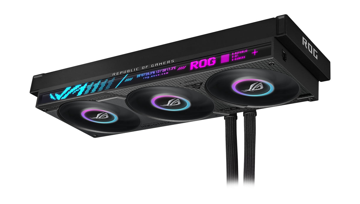 Refrigeración Liquida Cpu Asus Rog Mrix Slc Iv 360 Argb Lcd Negro