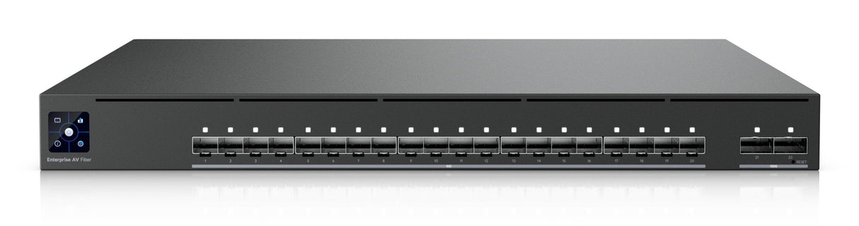 Av Switch Full Managed Layer3 22 Port 20x Sfp+ 2x Qsfp28 19 Unifi Eav-Fiber