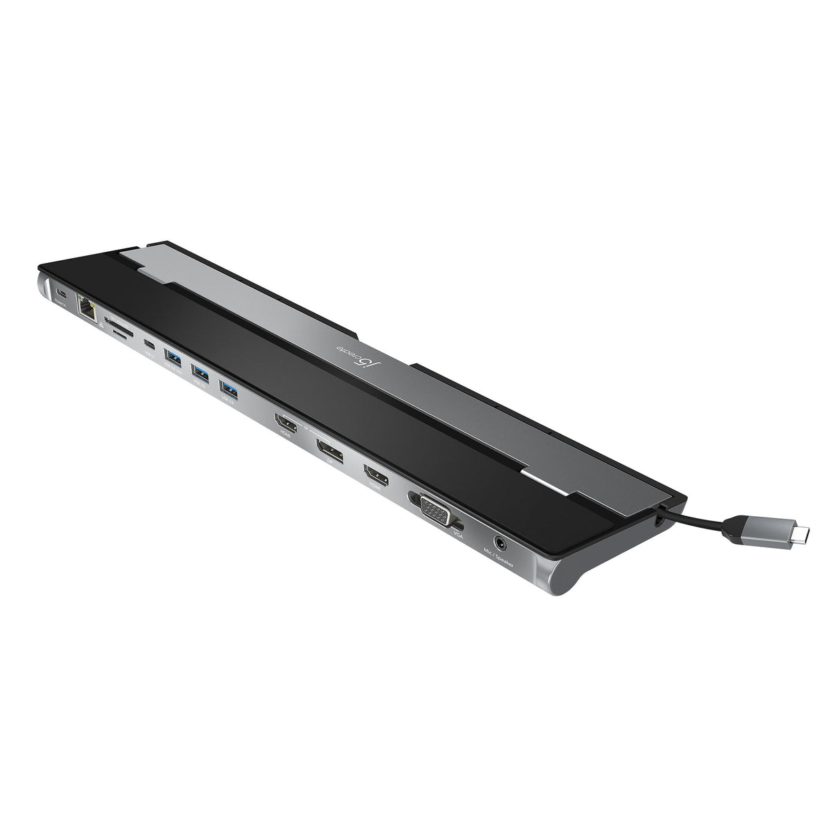 EAN 4712795083613 - j5create JCD543 Alámbrico USB 3.2 Gen 1 (3.1 Gen 1) Type-C Negro, Plata imagen 1