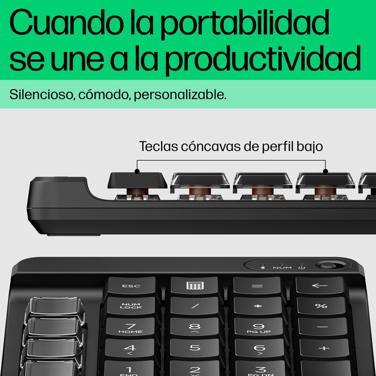 Teclado Inalámbrico Programable Hp 430 Negro