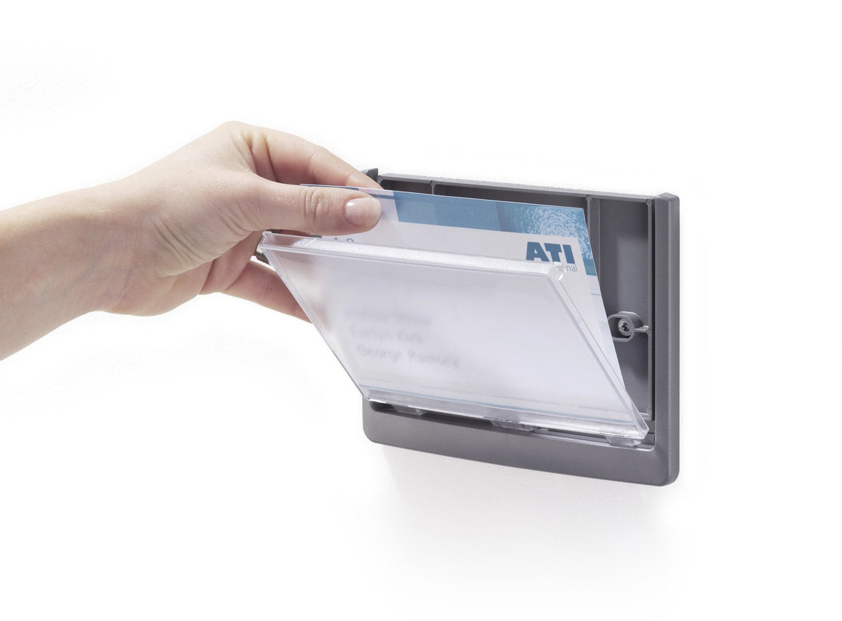 Cartel Para Puerta Duradero Clcksigna5 210x148,5 Adhesivo Escritura. Grafito