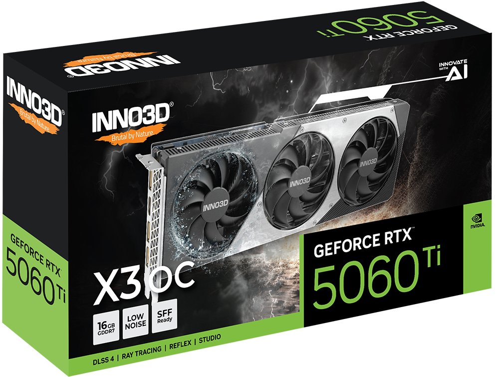 EAN 8886307700704 - INNO3D GeForce RTX 5060 Ti X3 OC NVIDIA 16 GB GDDR7 imagen 2