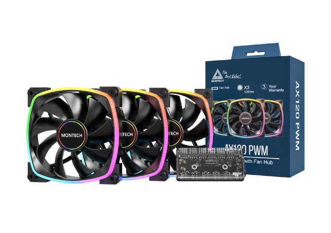 EAN 4710562748284 - Montech AX120 3 IN 1 Módulo de ventilador imagen 1
