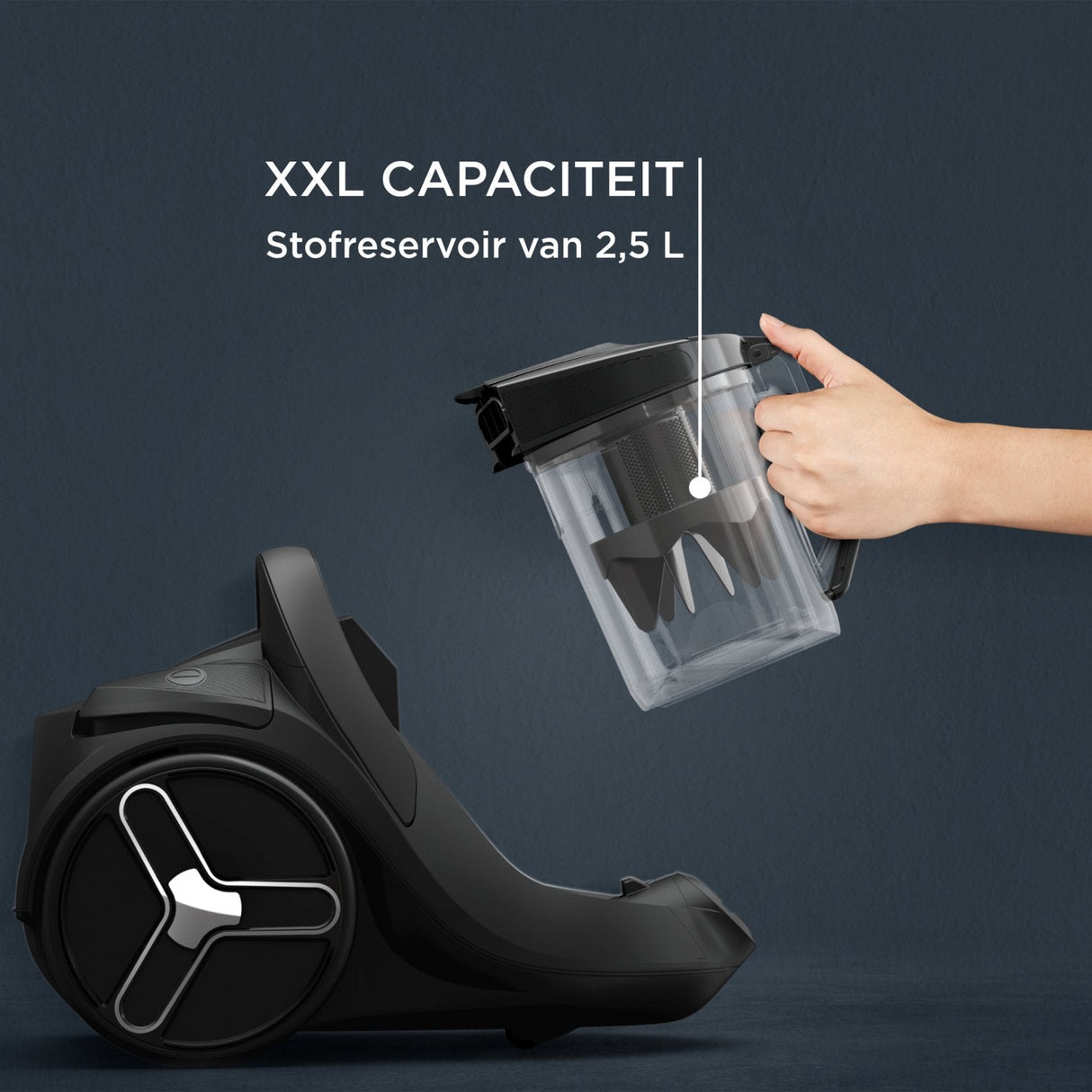 Aspiradora Rowenta Green Force Cyclonic Effitech Ro7c36 Negro/Gris Ro7c36