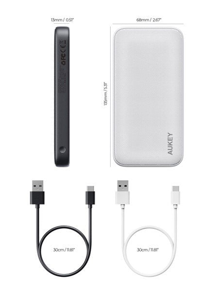 Aukey 10 000 Mah Usb-C 15w Pb-Y46