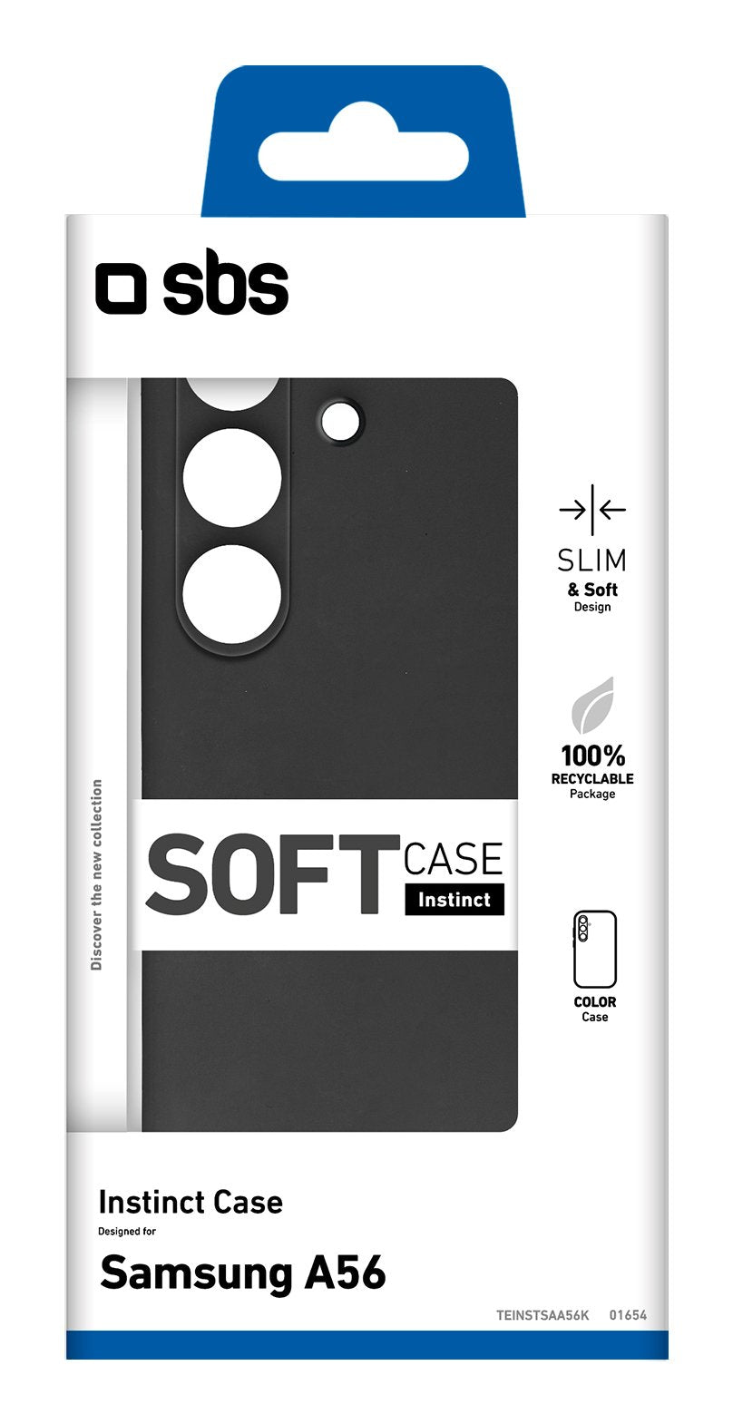 EAN 8018417501654 - SBS TEINSTSAA56B funda para teléfono móvil 17 cm (6.7") Negro imagen 2