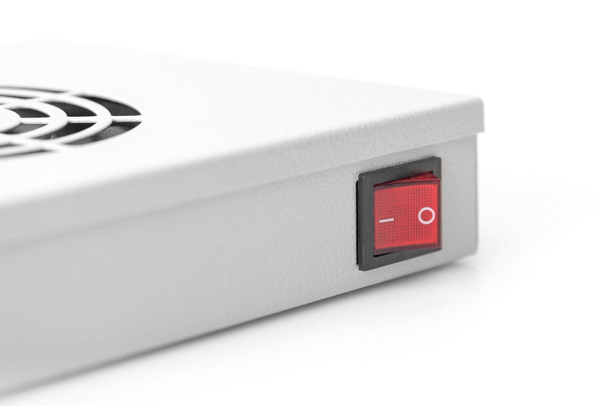 Ventilador Empotrado Digitus Rm Con 4 Ventiladores Para Armarios De Pie, 45x330x483mm