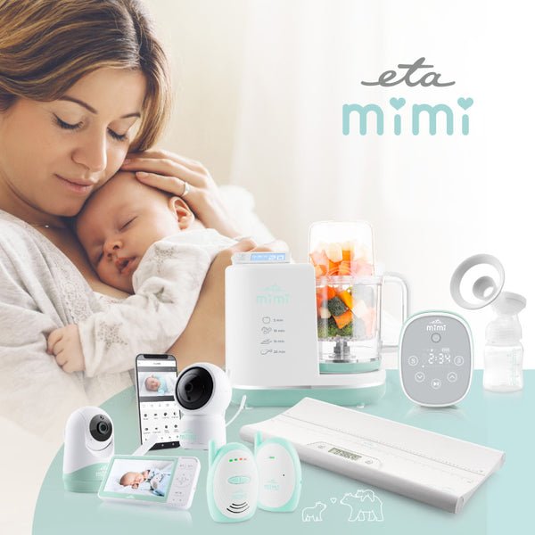 Eta Eta530690000 Mimi Baby Monitor, Flexible Camera, White Green