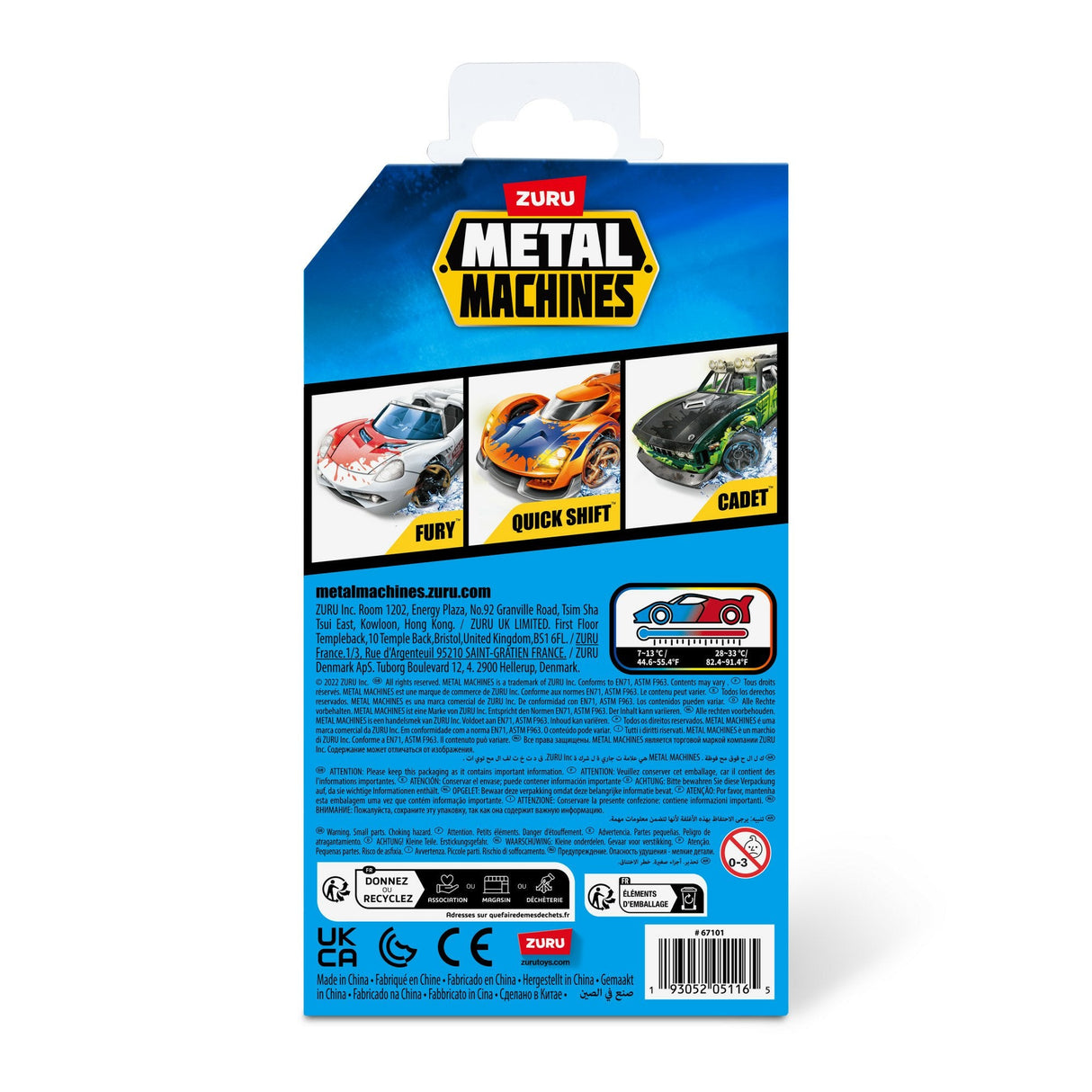 S001-Metal Machines-Stan Dard-Series 4 Car Color