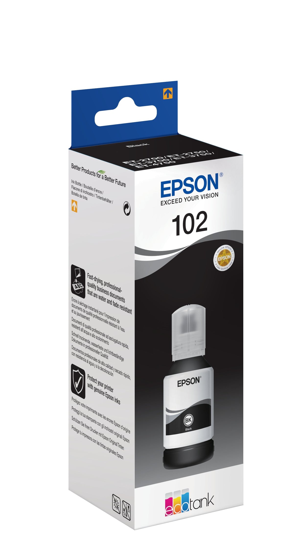 Cartucho Original Epson 102 Negro - C13t03r140 Ml-127